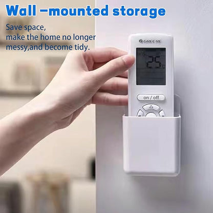 KAKAMINA Remote Control Holder Wall Mount 6pcs,TV Remote Holder with Screws,Self Adhesive Pen Holder for Wall, Suitable for TV Remote Controls, Pens, Keys, Toothbrushes