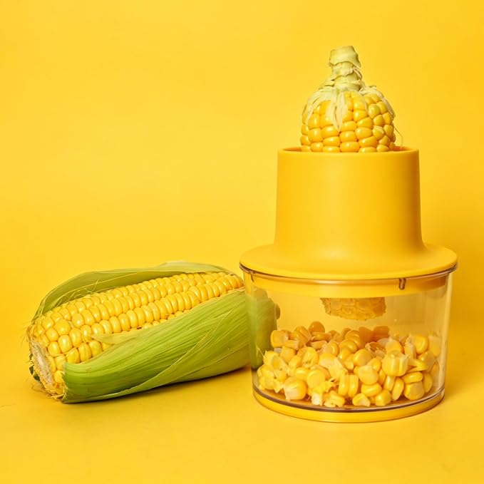 Fshow Corn Cob Stripper Tool, Corn Peeler Quickly Remove Kernels From Corn