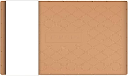 URMONA Under Sink Mat for Kitchen Waterproof, 37" x 22" Silicone Under Sink Mat for Shelf Liner Organizer, Cabinet Sink Protector Under Sink Liner for Bottom Kitchen, Bathroom(Khaki)