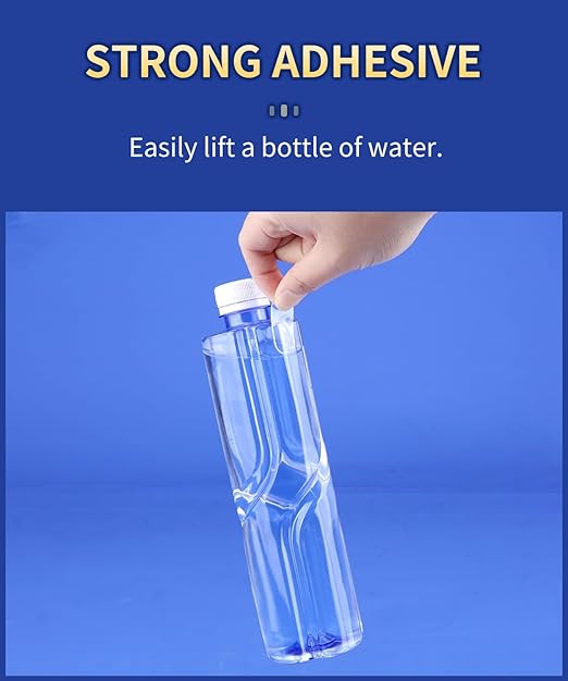 Medium-Pro Mounting Putty No Residue with Pull Tab, Double Sided Tape Glue Adhesive Dots Clear Museum Sticky Tack, Picture Hanging Strips Fixed Decor Art Craft, 0.31 x 0.51 in (160 Pcs)