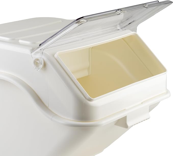 Winco IB-10S Stackable 10 Gallon Ingredient Bin Beige