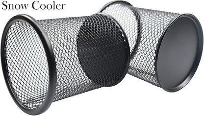 Pen Holder Pencil Holder Mesh Metal Pen Cup Holder Pencil Cup Holder for Desk Office Home Pen Organizer Black, 6 Pack