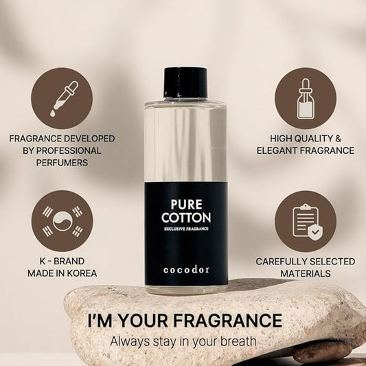COCODOR Reed Diffuser Oil Refill/Refreshing Air/6.7oz(200ml)/1 Pack/Aroma Therapy, Home Fragrance, Scented Oils, Oils for Reed Diffuser, Office Décor, Decoration