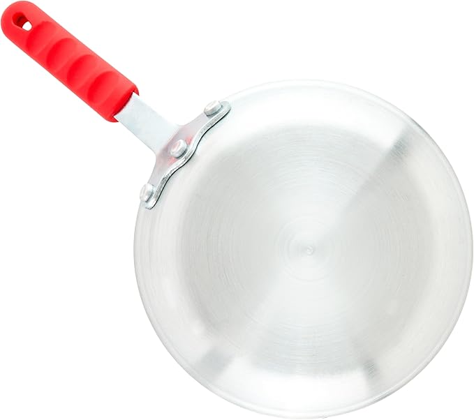 Winco Commercial-Grade Aluminium Fry Pan/Skillet, Non-Stick Finish with Cool Touch Handle, 8"
