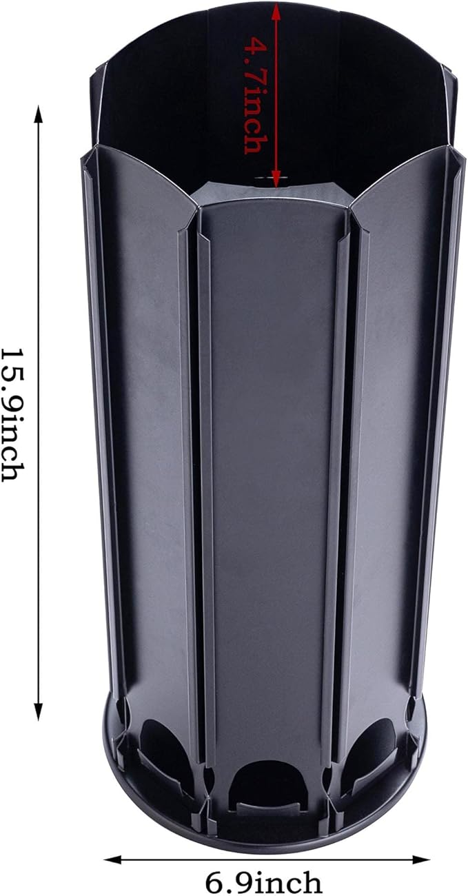 FlagShip Coffee Pod Holder for Nespresso Vertuoline,Rotating Carousel with Extra Top Space Holds 80+ Pods,Prefect fit all size Vertuo Pods,No Assembly Required Black Metal for Nespresso Pod Storage