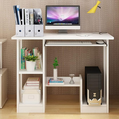 Foldable Desk File Holder Organizer Sturdy Cardboard Magazine Storage Box Document Rack with Blank Label Stickers for Home School Office (5, Marble)