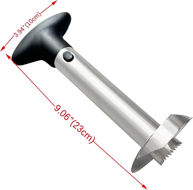 Pineapple Corer & Slicer-Stainless Steel Cutting Tool Pineapple Cutter and Core Remover-Sharp Blades & 3 in 1 Multi Functions