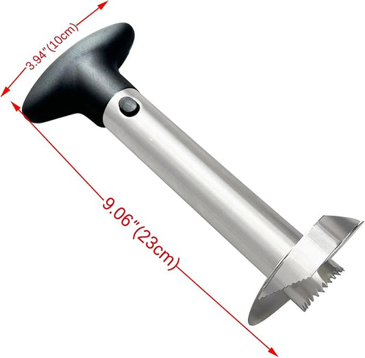 Pineapple Corer & Slicer-Stainless Steel Cutting Tool Pineapple Cutter and Core Remover-Sharp Blades & 3 in 1 Multi Functions