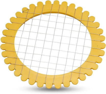 Egg Dicer for Hard Boiled Eggs - Wire Carrot, Potato & Salad Chopper Grid/Slicer, Manual - Plastic Vegetable and Fruit Chopper