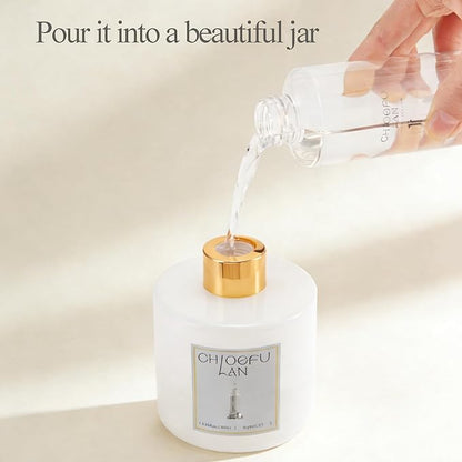 Harmony Garden Scented Oil Diffuser Refill 6.76 fl oz Crisp Botanical Aromatherapy Oil for Bedroom & Patio Outdoor-Inspired Air Freshener, 0% Alcohol, Unique Blend to Relieve Stress