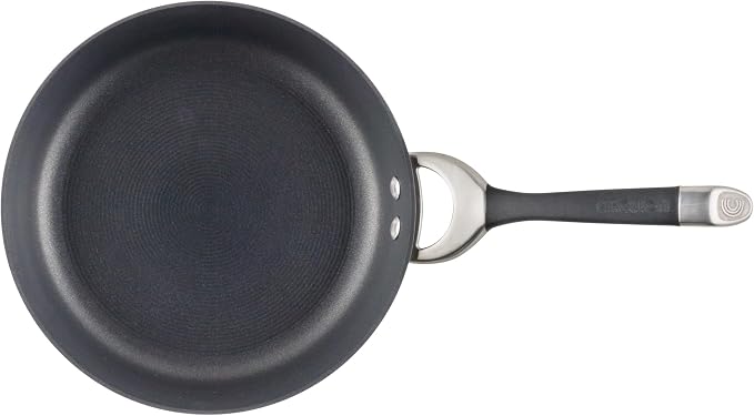 Circulon Symmetry Hard Anodized Nonstick Induction Frying Pan, 8.5-Inch Fry Pan, Black (Pack of 4)