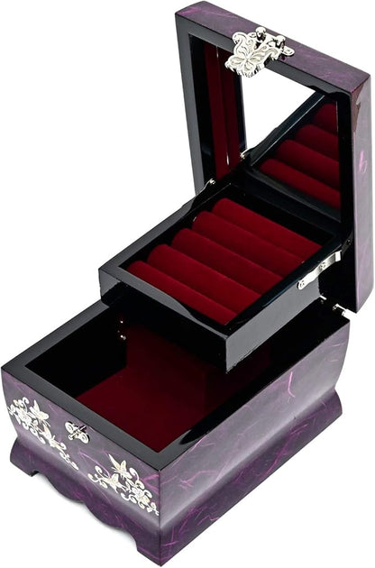 MADDesign Mother of Pearl Lacquered Jewelry Music Box