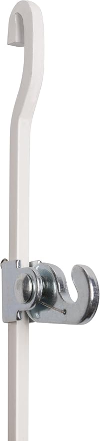 STAS Art Hanging Set: STAS j-Rail max Steel Rod White 4x4 100cm + Hook