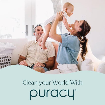Puracy Dish Soap, Green Tea & Lime, Care for Your Dishes and Your Hands, 99.96% Plant-Based, Natural Liquid Dishwashing Detergent, Skin Friendly Sulfate-Free Kitchen Soap, 16 Ounce (3-Pack)
