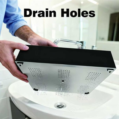 Black Shower Caddy stotage box.portable shower caddy,6-grid acrylic classification storage with tray.Suitable for bath Dorm Room,office,kitchen,dining,hotel,bar,travel,home organizer and storage box.