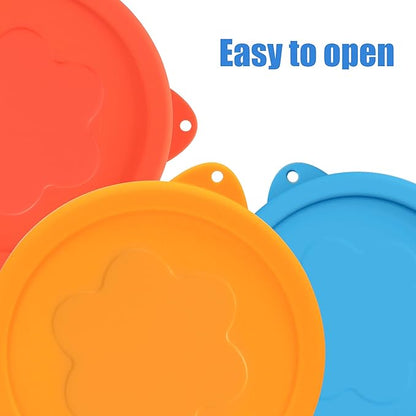 1 Cup 2 Cup Round Silicone Replacement Lids for Pyrex 7202-PC, 7200-PC Glass Bowls, 8 Pack, Microwave & Dishwasher & Freezer Safe (Container not Included)