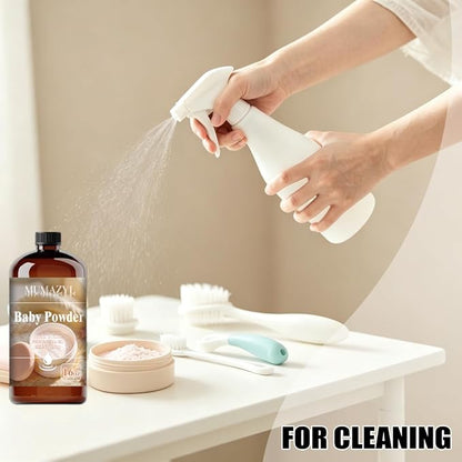 Baby Powder Fragrance Oil, Baby Powder Oil 16 Fl Oz 480ML for Diffuser Humidifier Yoga Cleaning DIY Candle Soap Making MUMAZYL Essential Oils