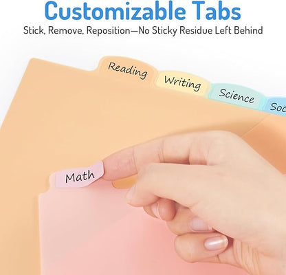 Forvencer 16 Count Dividers with Two Pockets, 8 tab Binder Dividers for 3 Ring Binder Organizer, Binder Divider with Tabs for School Office and Home Organization, Multicolor, 2 Sets