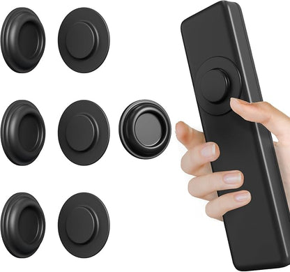 Remote Control Holder Magnetic Wall Mount Self-Adhesive, 6 Pack Upgraded Silicone Remote Organizer Storage 360° Rotation Wall Holder for Home Office TV, Fan and Air Conditioner Remote Control