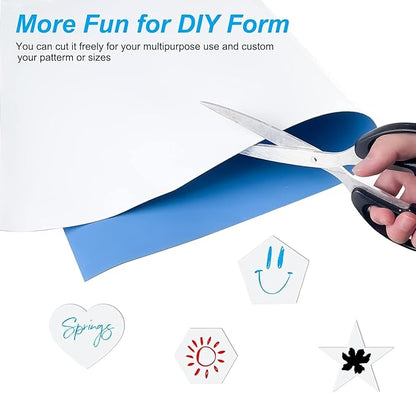 Magnetic Whiteboard Contact Paper, 47" x 60" Stick on Magnetic Dry Erase White Board Sticker on Wall, Easy to Write for Drawing, School, Office, Kitchen Fridge