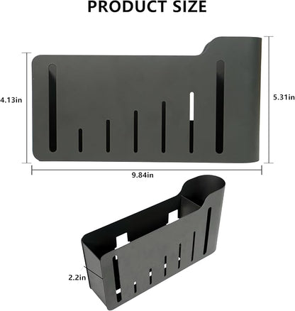 Cabinet Door Organizer, Adhesive Mount Kitchen Storage for Foil, Plastic Wrap & Food Bags - Behind the Door Dispenser for Pantry, Cabinet, Small Spaces