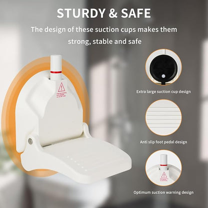Shower Foot Rest for Shaving Legs, Suitable for RV Bathroom, Easy to Carry While Traveling