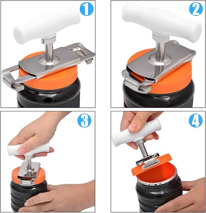 Kichwit Jar Opener for Weak Hands, Jar Bottle Opener for Seniors with Arthritis