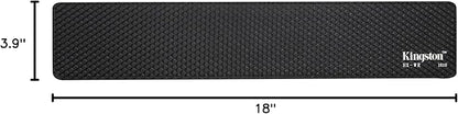HyperX Wrist Rest - Full Sized - Cooling Gel - Memory Foam - Anti-Slip - Ergonomic - Keyboard Accessory, Black