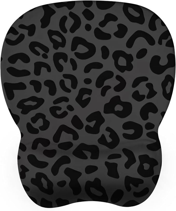 EooCoo Ergonomic Mouse Pad with Wrist Support, Mousepad with Memory Foam Wrist Rest and Non-Slip Base for Computer, Cafe, Home & Office, 9.64 x 8.26 in Office Desk Accessories