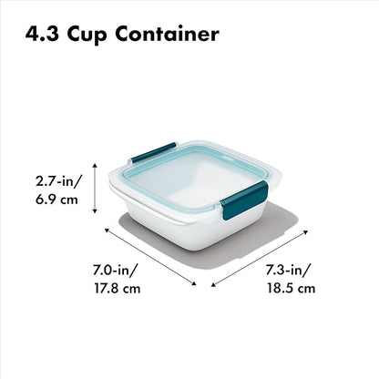 OXO Good Grips Prep & Go Leakproof Sandwich Container (4.3 Cup)