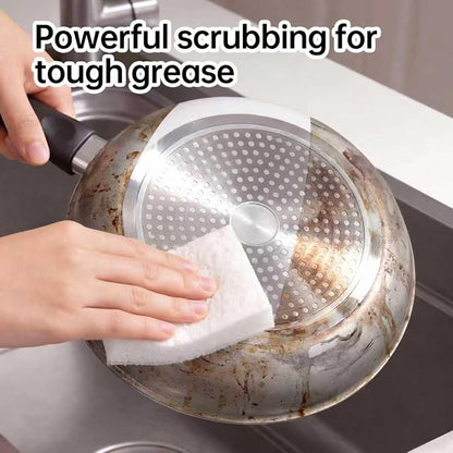 JOYMOOP Textured Clean Sponges, Dual-Sided Non-Scratch Soft Scrub Dish Sponge, Safe for Non-Stick Cookware, Kitchen and Household Cleaning, 24 Pack [Grey & White]