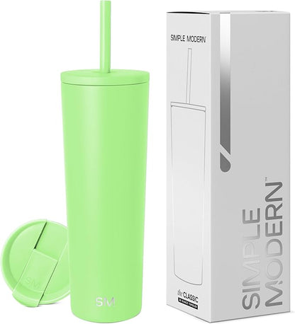 Simple Modern Classic Tumbler with Lid and Straw | Insulated Iced Coffee Cup Reusable Stainless Steel Water Bottle Travel Mug | Gifts for Women Men Her Him | 28oz | Baja