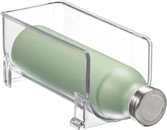iDesign Stackable Bottle Holder for Water or Wine Bottles– Clear