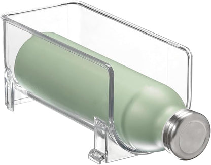 iDesign Stackable Bottle Holder for Water or Wine Bottles– Clear