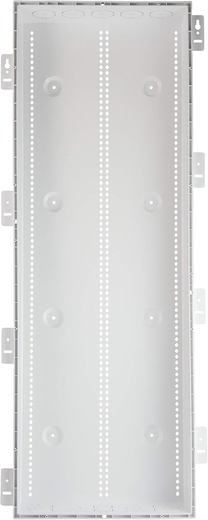 Legrand - OnQ 42 Inch Media Enclosure, Wifi Electrical Box, Cable Management Box for Distribution of Networking Service, Recessed Media Box Lets Signal Through, White, ENP4250-NA