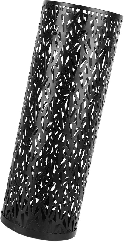 Semme Round Metal Umbrella Holder, and Watertight, Modern Design, Stable for Entryway, Office, Home Use (L)