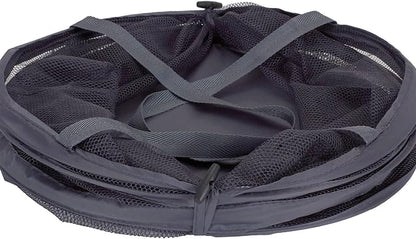 Household Essentials 2027-1 Pop-Up Collapsible Mesh Laundry Hamper | Charcoal