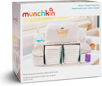 Munchkin® Diaper Change Organizer, Green/white