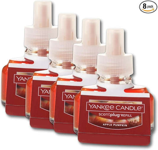Yankee Candle ScentPlug Refill (2.5 Ounce (Pack of 4), Apple Pumpkin)