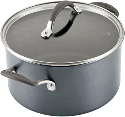 Circulon A1 Series with ScratchDefense Technology Nonstick Induction Cookware/Pots and Pans Set, 9 Piece, Graphite