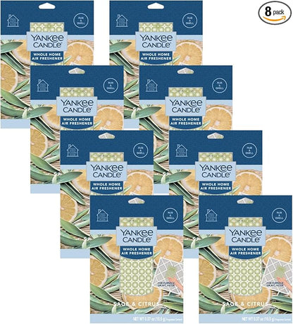 Yankee Candle Sage Citrus Whole Home Air Freshener (Pack of 8)