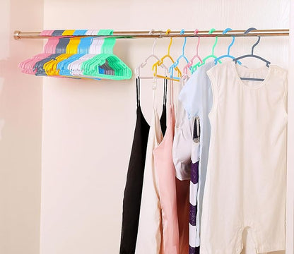 100 Pack Baby Clothes Hangers,Kids Plastic Hangers for Closet,Toddler,Infant,Child,Newborn's Coat Hangers Ideal for Laundry and Nursery's Everyday Standard Use