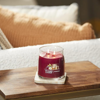 Yankee Candle Ciderhouse Scented, Signature 13oz Medium Jar 2-Wick Candle, Over 35 Hours of Burn Time