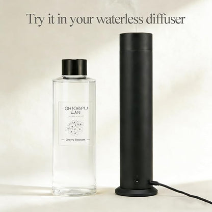 Cherry Blossoms Reéd Diffuser Refill 200ml/6.76 fl oz Natural Essential Scented Oil, Best for Aromatherapy, SPA and Home, 0% Alcohol