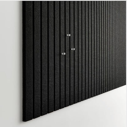 Large Bulletin Board 48"x36" - Office Wall Organizer to Replace your Old Cork Boards for Walls for Office Decor - 12-pack Felt Wall Panels for Use in Home Office Decor, Classroom Decor (Black)
