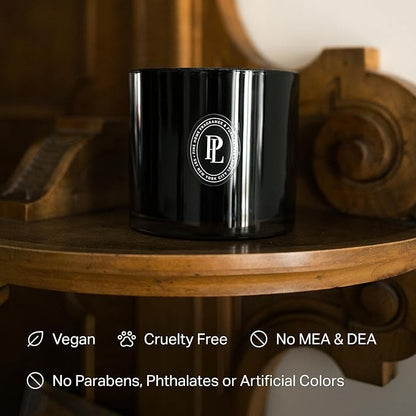 Preston Lane Luxury 3-Wick Scented Candle, Mayfair, 24 oz Hand-Poured in USA | Long Burn Time (40–50 Hrs), Vegan Soy Wax Blend, Decorative Ceramic Vessel, Fine Italian Fragrance
