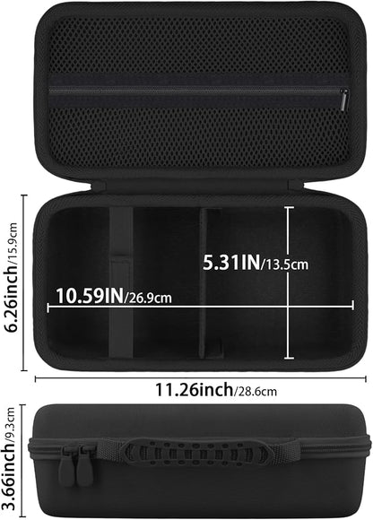 Label Printer Case Compatible with Brother P-Touch Cube Plus PT-P710BT Bluetooth Label Maker(Black Case)