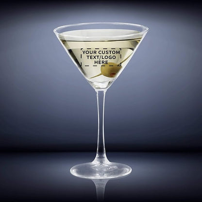 Custom Martini Glasses by ARC 10 oz. Set of 50, Personalized Bulk Pack - Perfect for Hotel, Bar, Restaurant or Lounge - Clear