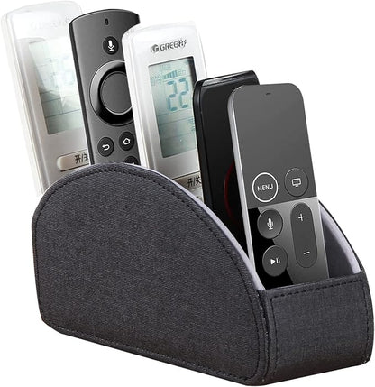YAPISHI Remote Control Holder, 5 Rooms Desk Organizer and Decorations for Living Room, Bedside Table Remotes Caddy for TV Controllers/Makeup Brush Pen/Office Stationery/Art Supplies/Eyeglasses