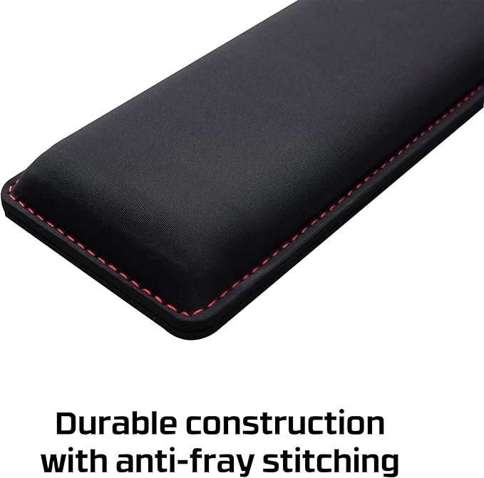 HyperX Wrist Rest – Tenkeyless – Cooling Gel – Memory Foam – Anti-Slip,Black